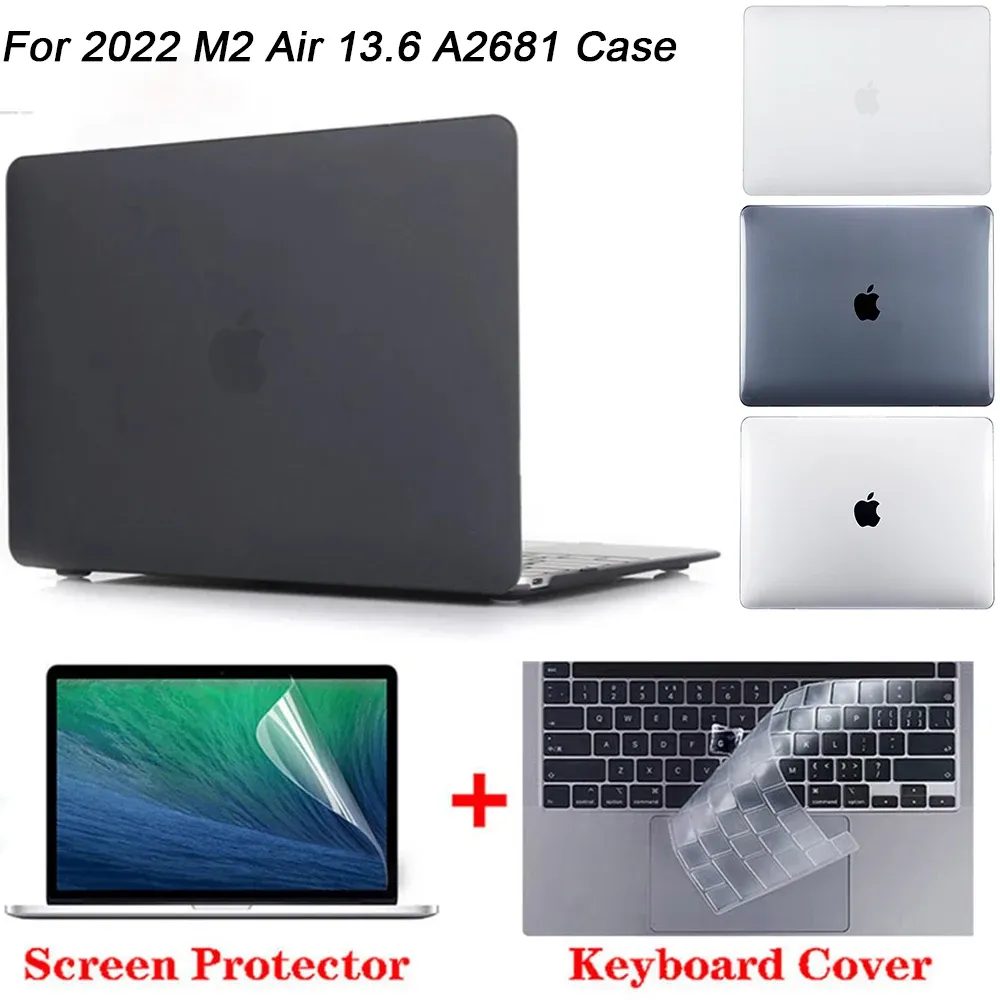 Fall det senaste bärbara datorn för 2022 Ny Apple MacBook M2 Air 13,6 tum Case MacBook Air M 2 2022 A2681 Case Mac Book Air13.6 M2 Case