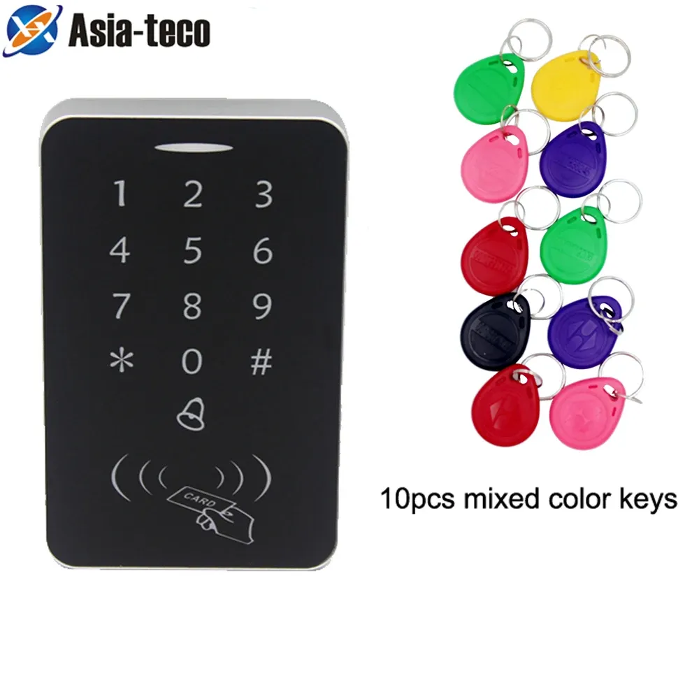 Kits 125Khz RFID Access Control System Security Proximity Entry Door Lock RFID Keypad Card Access Control Door Lock Opener