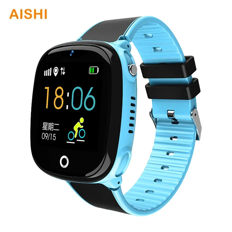 RELISÕES NOVAS 2022 CRIANÇAS Smart Watch HW11 GPS Rastreador Pedômetro Posicionando SOS Smartwatch Children Raga Android iOS Android iOS