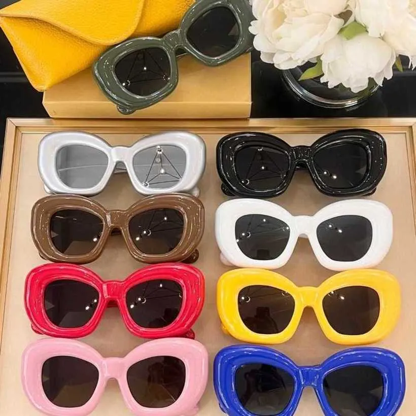 2024 Top designers luxury designer sunglasses Luo Jia's New Balloon Series 40100i Summer UV Protection Fashion Trend Versatile Sunglasses for Men and Women