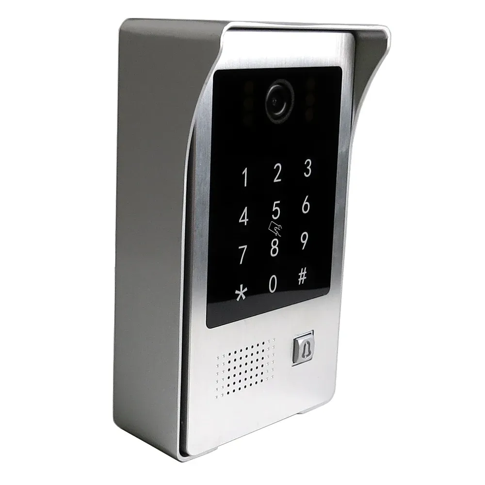 Intercom Poe Code Keypad IC Imperproping Camera Camera (cela ne fonctionne qu'avec notre propre moniteur, veuillez nous contacter avant d'acheter)