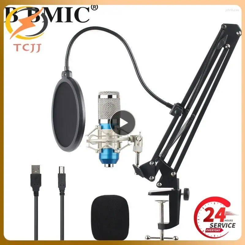 Microphones Microphone Condenseur D80 Enregistrement avec stand et ring pour PC Karaoke Streaming Podcasting YouTube