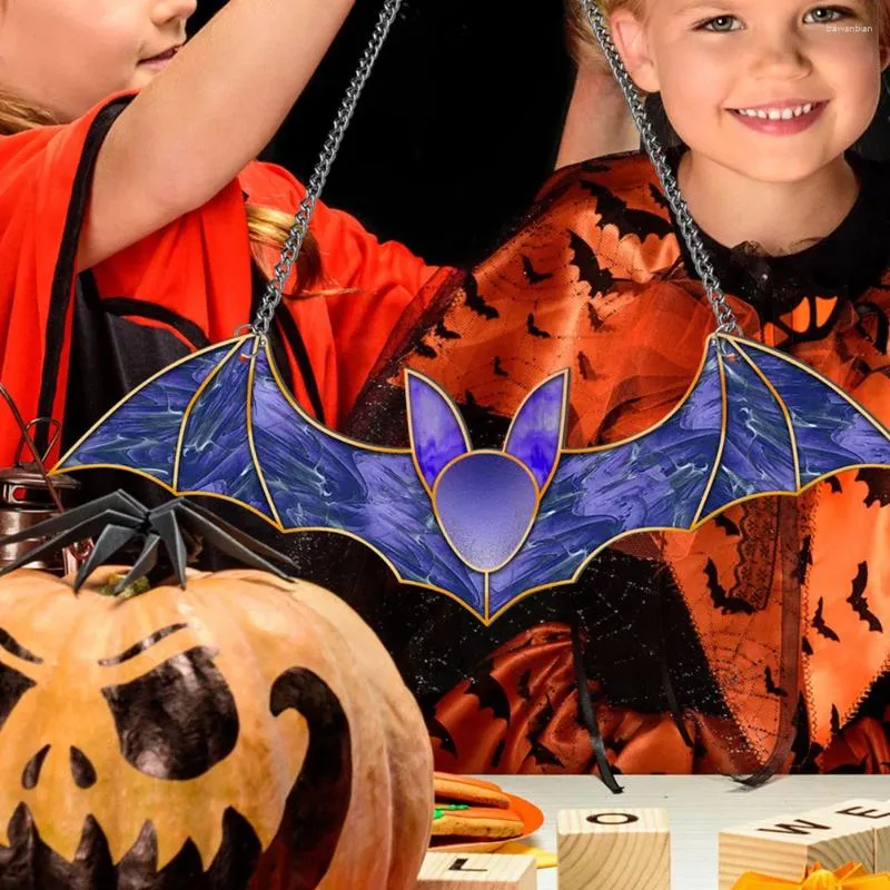 Figurines décoratines Simulation Halloween suspendue Bat de chauve-souris réaliste effrayant décor