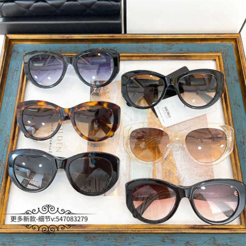2024 Nova qualidade de alta qualidade 10% de designer de luxo Novos óculos de sol masculinos e femininos 20% de desconto em Individuality Ins Mesmo estilo feminino Oval Moda Ch5492