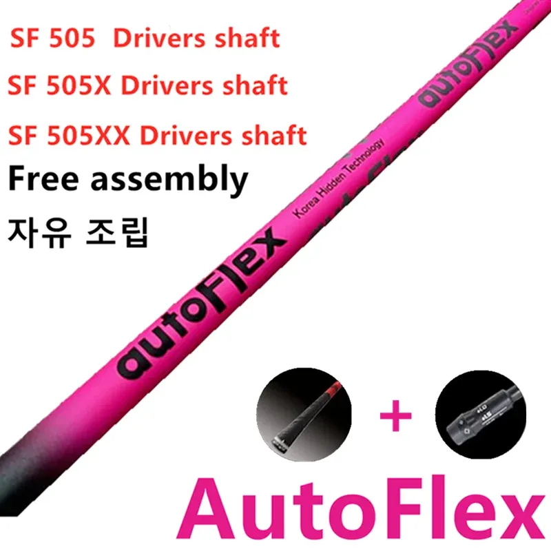 Produkter Ny golfsaxel Autoflex Golf Drive Shaft SF505XX/ SF505/ SF505X flexgrafitaxel Träsaxel Fri monteringshylsa och grepp