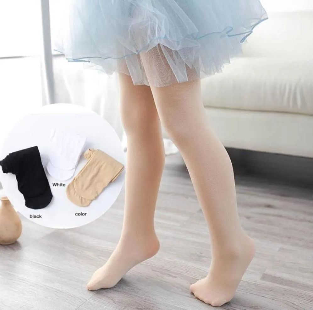 Socks 3 Color Girls Pantyhose Professional Dance Leggings Spring Summer Elastic Velvet Ballet Tights Baby Kids Stockings8066846