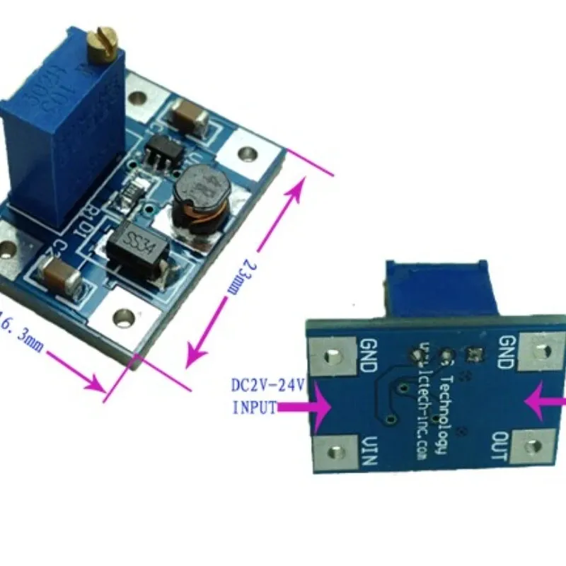 2024 Smart Electronics DC-DC SX1308 MODULE MODULE APPLUED APPLUES TEPLUT