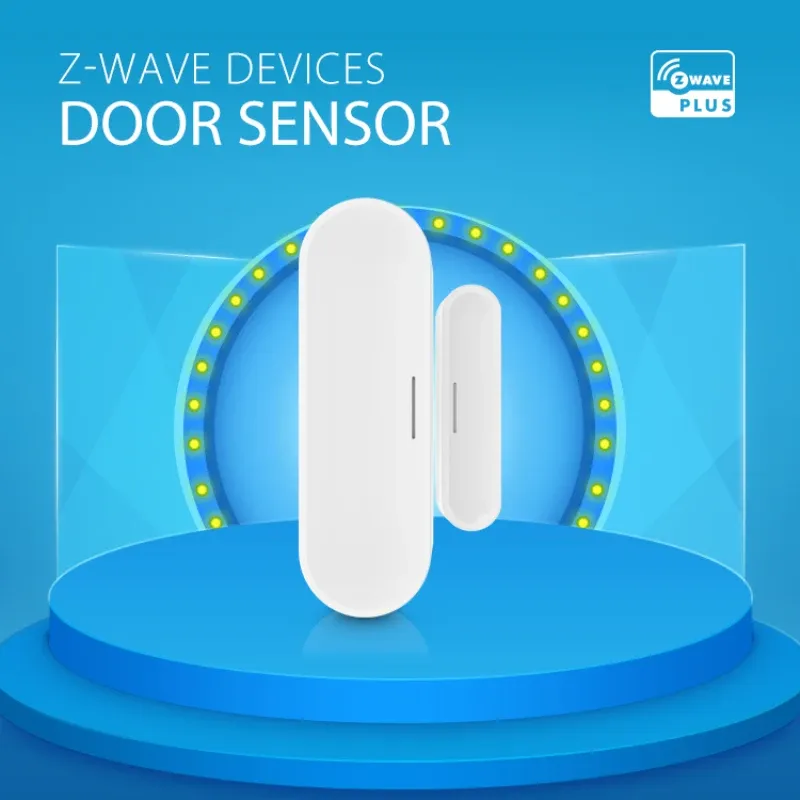 検出器ZWAVEドアセンサーEU 868.4MHz US 908.4MHz ZWAVEスマートセキュリティアラームウィンドウドアステータス検出器アプリコントロールゲートウェイの作業