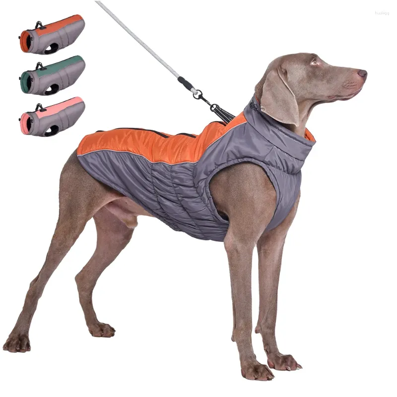 Odzież dla psa duża kurtka Wodoodporne ubrania odblaskowe dla średnich dużych psów Labrador Shepherd Niemiecki kamizel