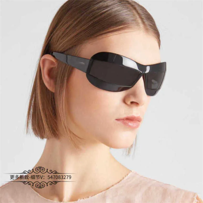 High quality fashionable sunglasses 10% OFF Luxury Designer New Men's and Women's Sunglasses 20% Off Future Sci Tech Fashion INSET Red Same Type Concave spr30y