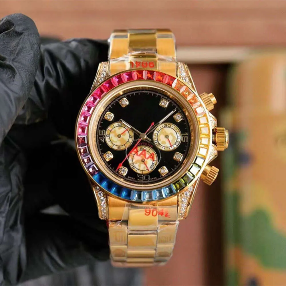 51 Lao Jia Rainbow Dido Full Sky Star -Funktion zweite Zählung Automatische mechanische Serie Didong Na Men's Watch 48