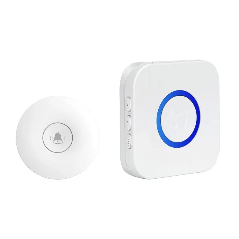 Auto -alimentazione impermeabile wireless portaogle porta a campana Night Light No Battery Plug UE Smart Home 1 2 Pulsante 1 2 Vineivocchi Light Candell Gellbell