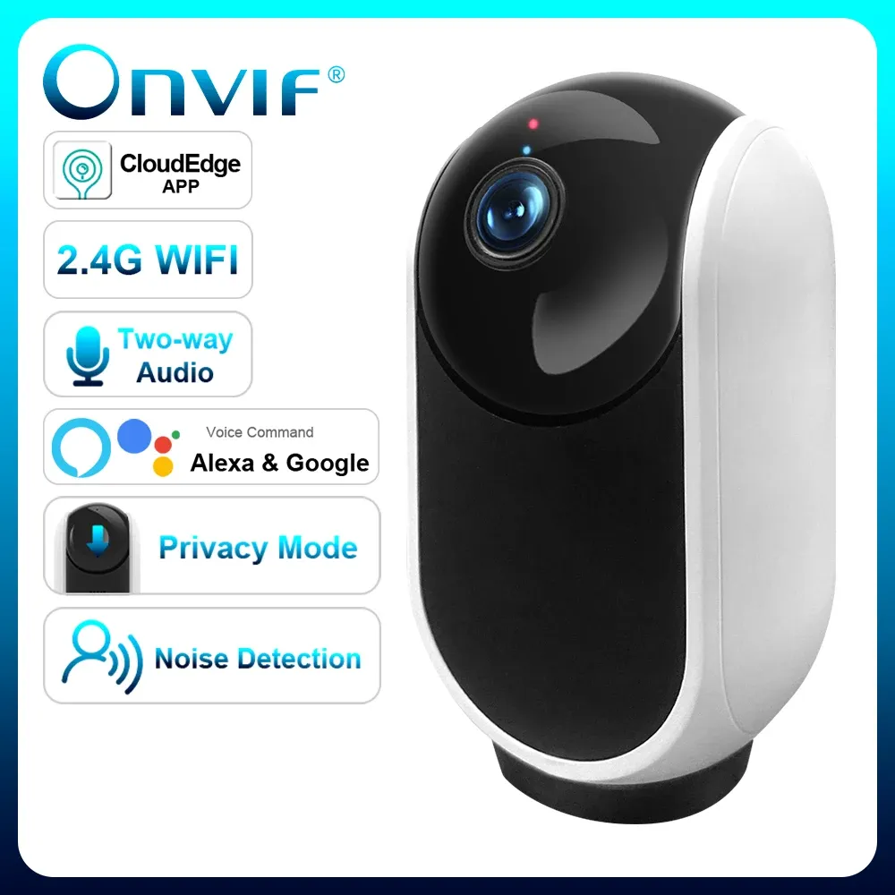 Cámaras Aplicación Cloudedge 3MP PTZ Wifi Interior Inalámbrico Track Auto Track Private Mode Security Home CCTV Vigilancia IP Alexa Google Camera