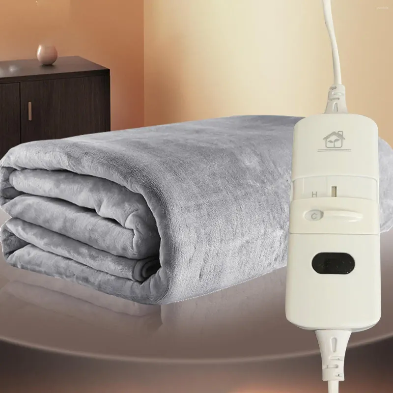 Couvertures électriques couverture gris wlectric eu bouchon chauffage tampon hivernal du corps thermostat swi
