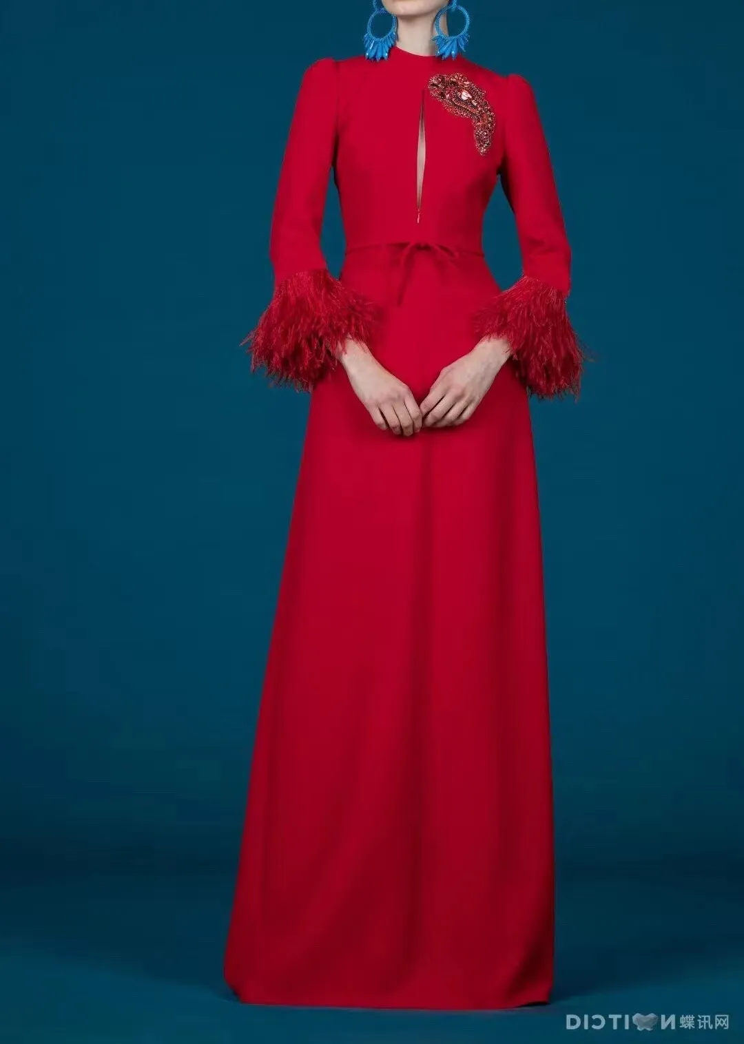 Sukienka designerska stacja europejska 24 sukienka bankietowa w stylu pasa startowego elegancka długa sukienka