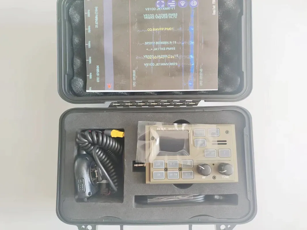 Ausrüstung 2022 20W Shortwave Radio FX4CR Mini Tragbarer Shortwave -USB -Soundkarte Bluetooth TX und RX806M