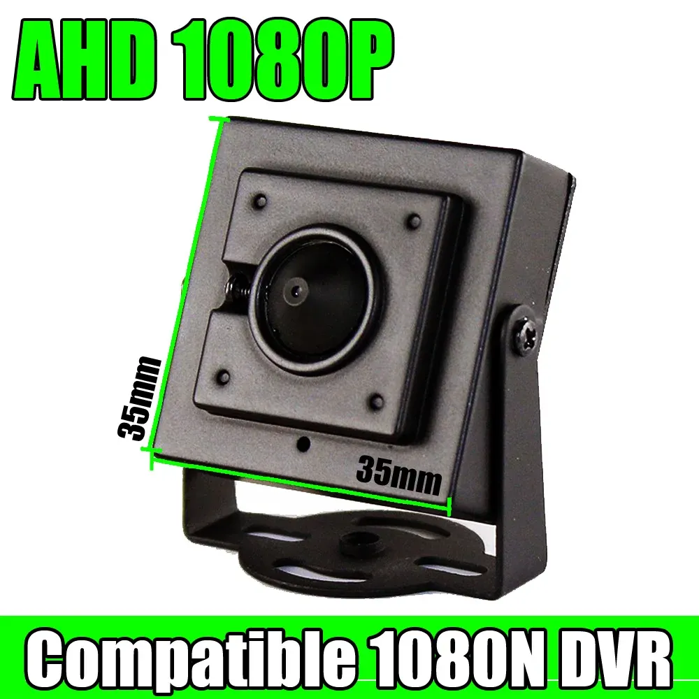 Камеры 3,7 мм конус 1080p Металлообразование. Свижение видеонаблюдения Mini AHD Camera 2MP короткая коаксиальная цифровая HD для Home 650 Filter Имеет кронштейн