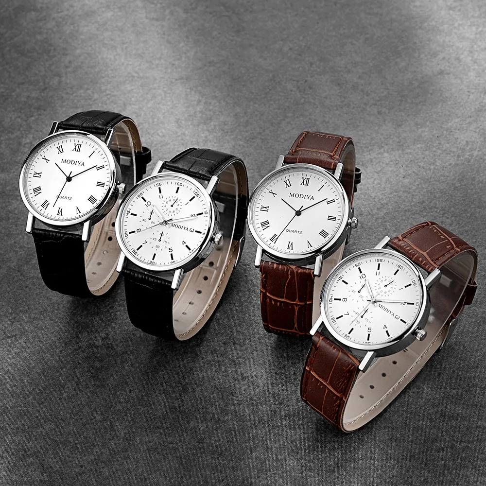 Montre-bracelets pour hommes nouvelles montres pour hommes cinq points de cadran tous les cadrans quartz watch top top marque de luxe créateur chronographe horloge en cuir ceinture masculine mode