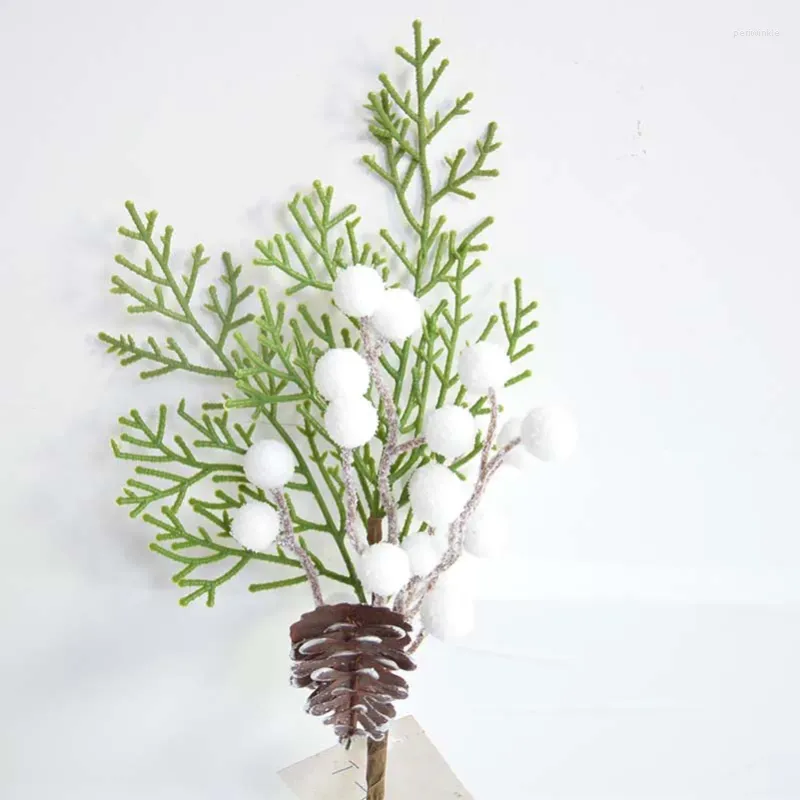 Fleurs décoratives 4pcs usine vendant un paquet de Noël salle de maison de maison de baie