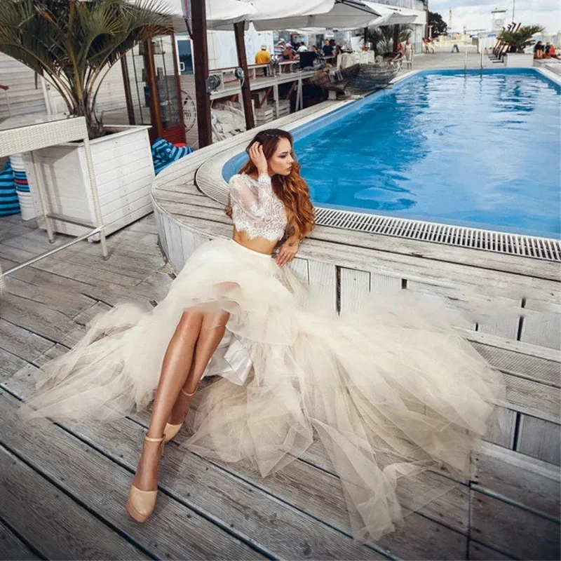 Wedding Dress Boho Beach A Line: Lace Top &... From Dreamweddings, $103.34  | DHgate.Com