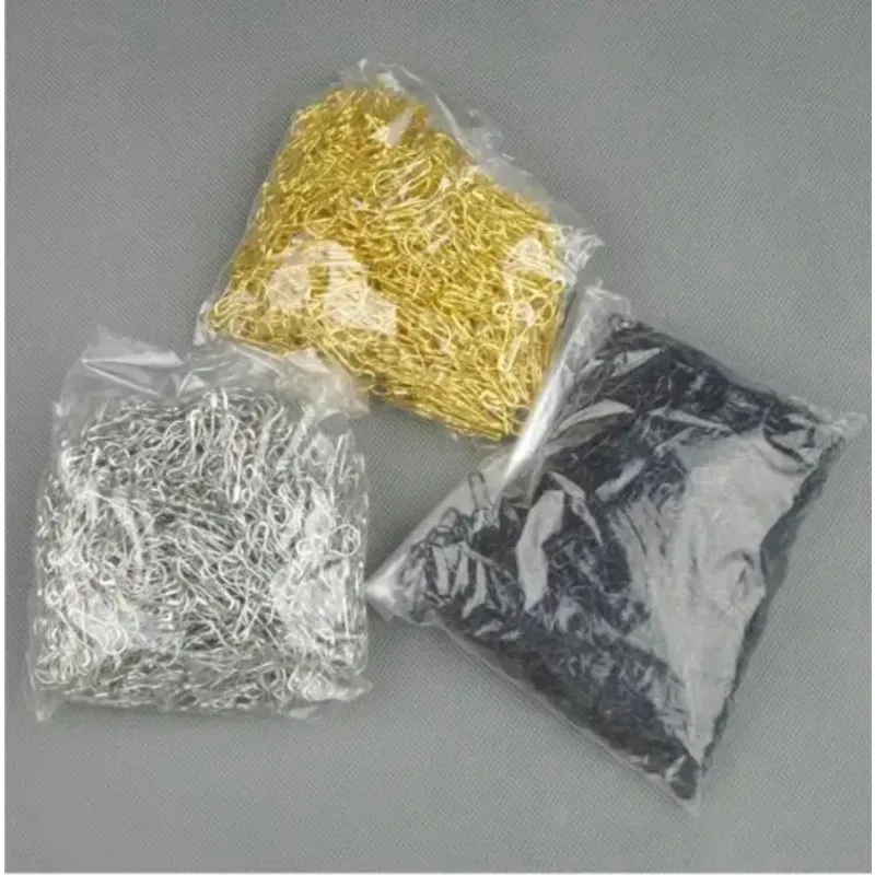 1000pcs 22 mm 색상의 작은 검은 색 조롱박 모양의 히잡 스테인레스 스틸 안전 핀 핀 바늘