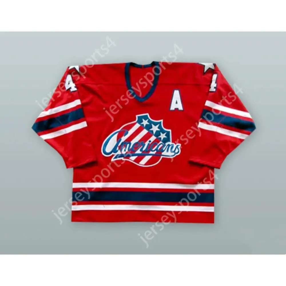 GDIR Custom Rory Fitzpatrick 4 Rochester Amerikaner Red Hockey Trikot