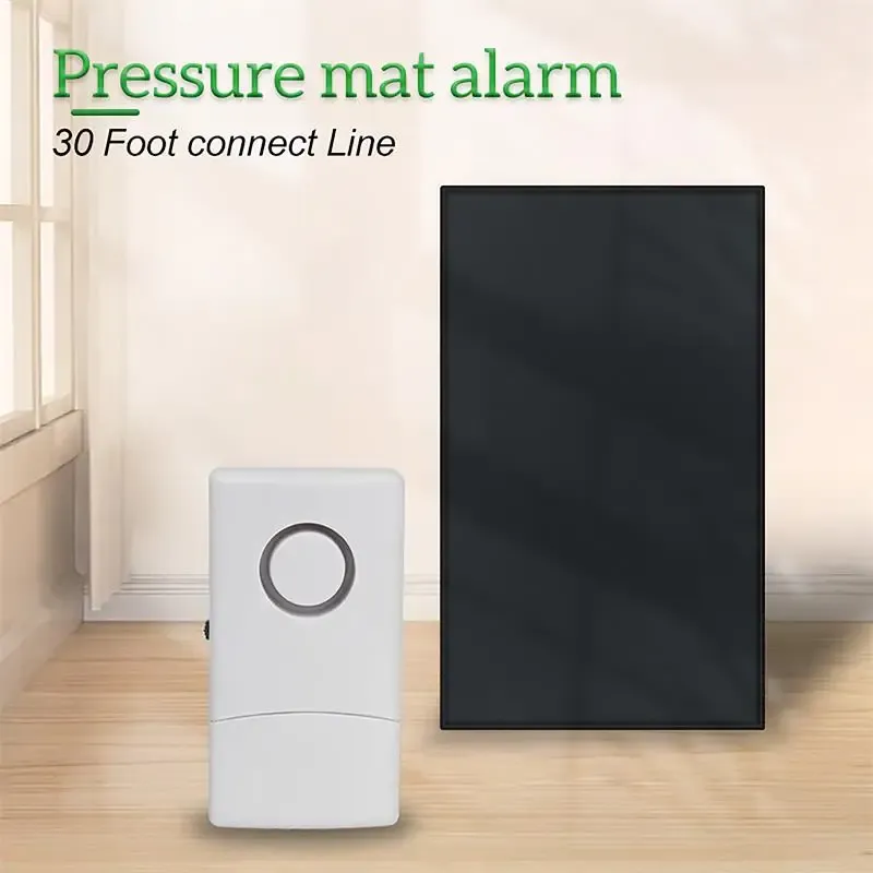 Alarma de placa de presión detector con timbre de la alarma de seguridad del hogar gravimétrico