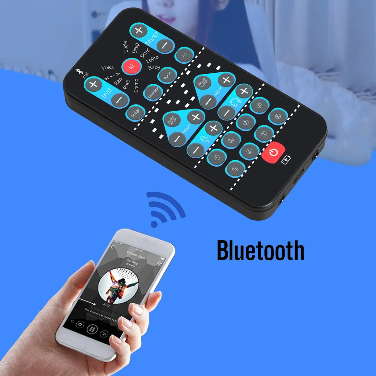 Mikrofony Mini Professional Universal Sound Zmieniacz Adapter Komputerowy urządzenie głosowe do telefonu komórkowego tablet iPad Maszyna do gry