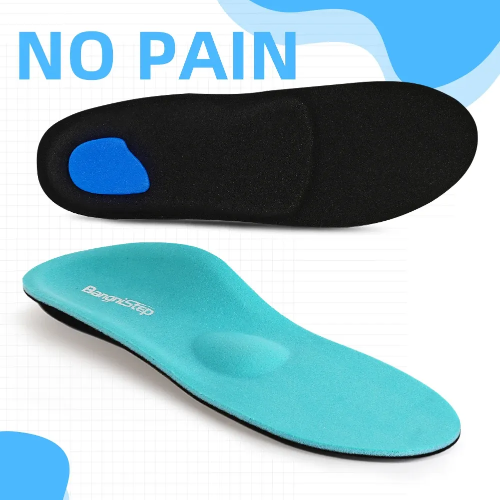 Accessoires bangni orthopédiques intérieurs arc arc soutien soulagement talon douleur orthotique inserts pieds plats fasciite plantaire tampons de chaussures pour hommes femmes