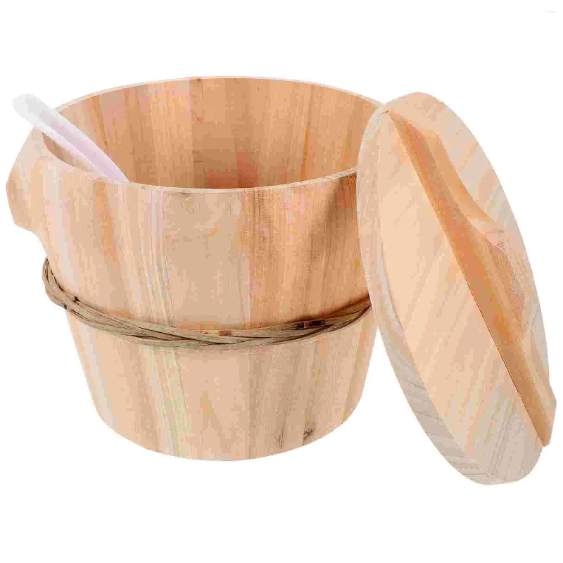 Двойные котлы, приготовленные на пару, рисовые бочки, пароварки, покрытый крышкой, деревянный деревянный натуральный гаджет