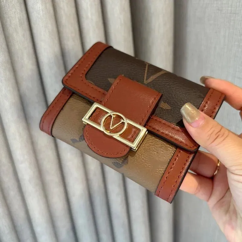 Brown clássico masculino feminino genuíno couro homem carteira mulher moeda bolsa