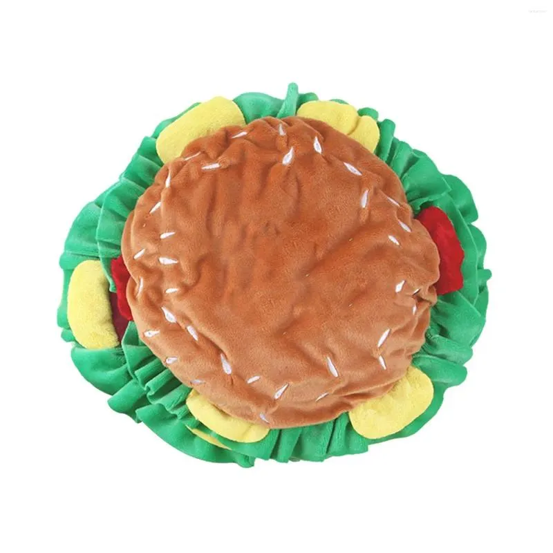 Habitant pour chien chaton accessoire décoration drôle de cosplay tenue hamburger pour animaux de compagnie pour les petits chiots fête de vacances Noël