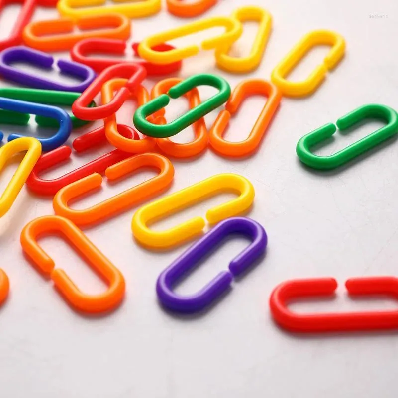 50-Piece Bird Toy Parts Set - Parrot C-Clips, Chain Links, Hooks for ...