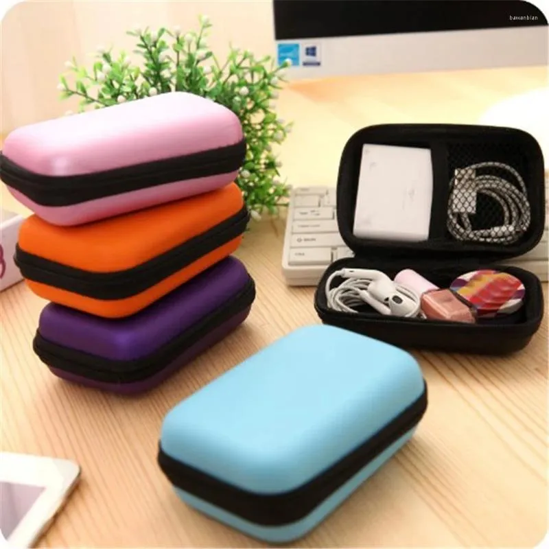 Storage Bags Portable Mobile Phone Data Cable Large Earphone Box Wallet Coin Pouch Fashion Men Women Unisex Boxes