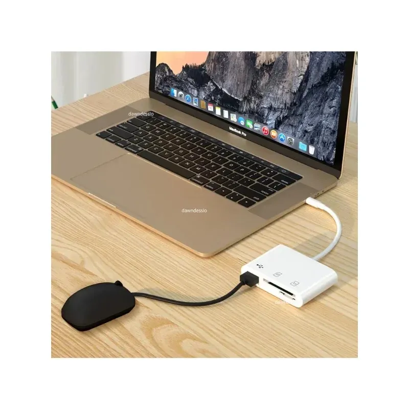 Nowy nowy Micro Adapter typu-C TF CF SD CART CARD CARTATER WITER Compact Flash USB-C dla iPada pro Huawei dla MacBooka USB Adapter 1. dla adaptera MacBooka USB-C