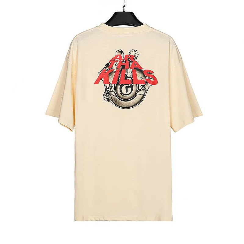 수비수 티셔츠 디자이너 티셔츠 화려한 프린트 티셔츠 순수 면화 멀티 컬러 고품질 티셔츠 커플 티셔츠 여름 코튼 티셔츠 S-XL