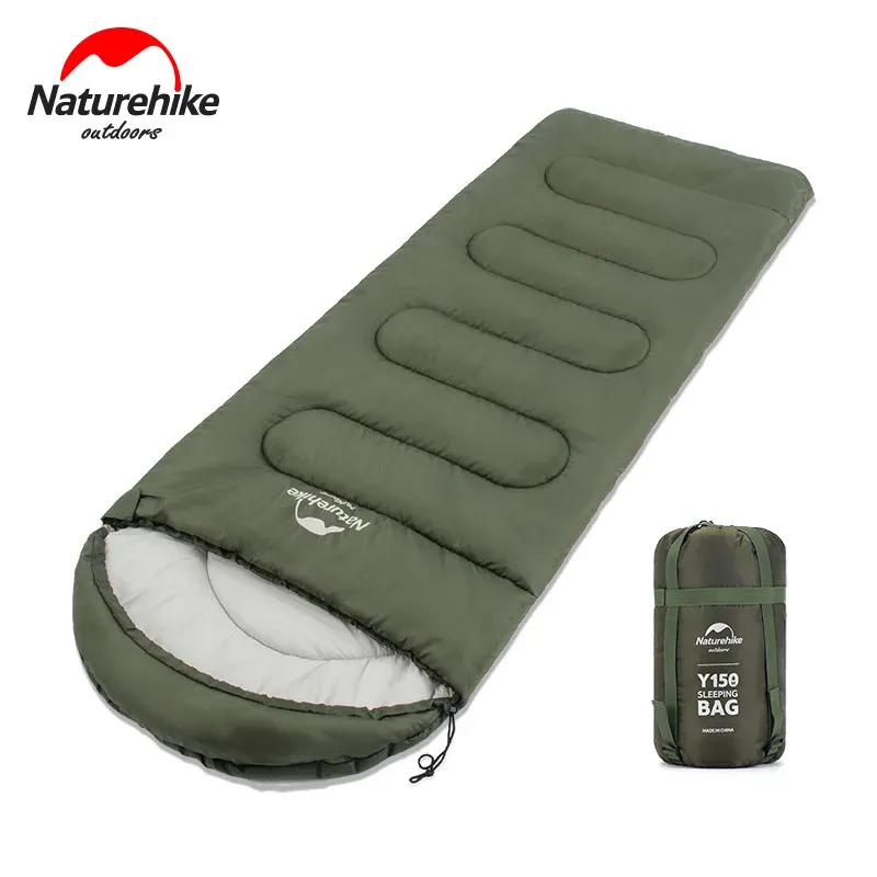 Gear Naturehike Sleeping Bag Lätt Vattentät sovsäck Ultralätt Bomull Vinter Sovväska utomhus camping sovsäck