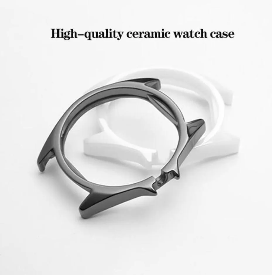 Watch Bands High Quality Ceramic Case Dial Digital Bezel For J12 Men039s Women039s Black White Accessorie9279595