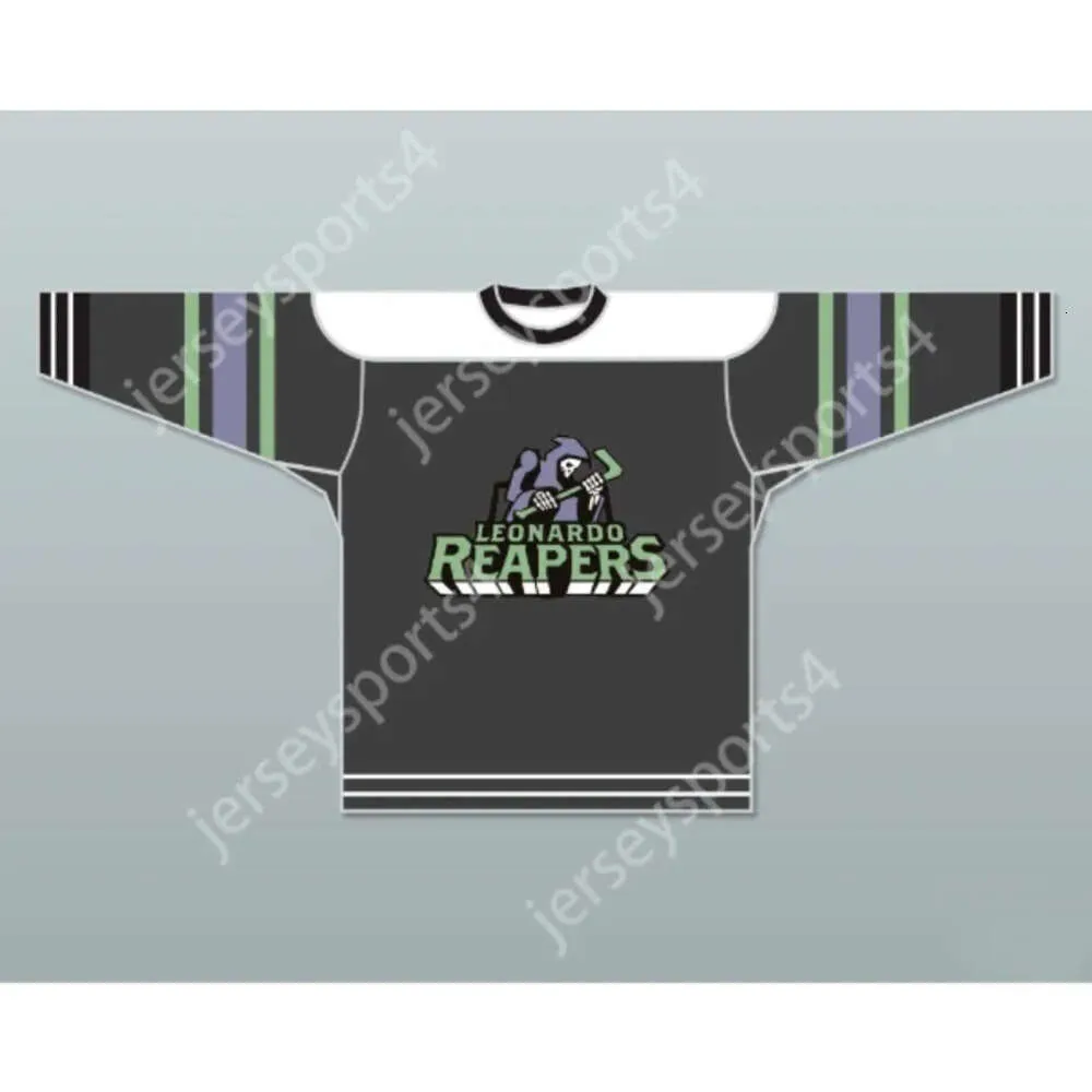 Gdsir Custom Methusaleh 33 Leonardo Reapers Street Hockey Jersey New Top ED S-M-L-XL-XXL-3XL-4XL-5XL-6XL