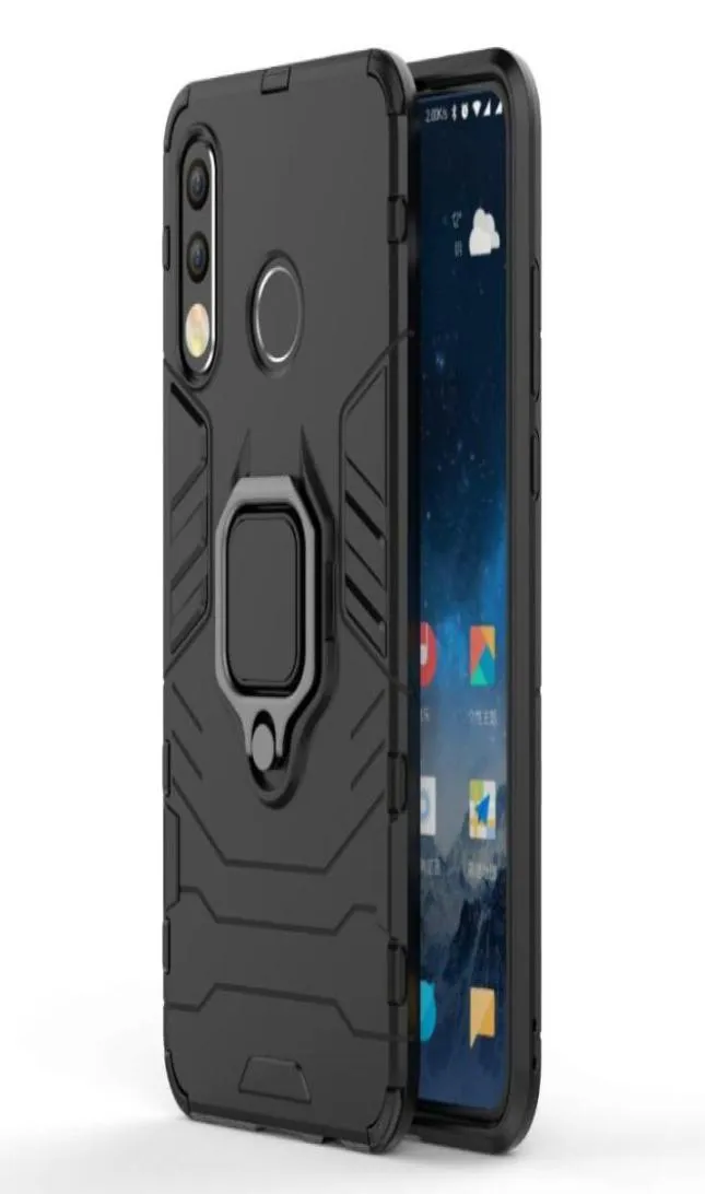 Para o anel da caixa de Lite P30 Huawei P30 Stand Rugged Combo Hybrid Armour Bracket Capa do coldre de impacto para Huawei P30 LITE5110858