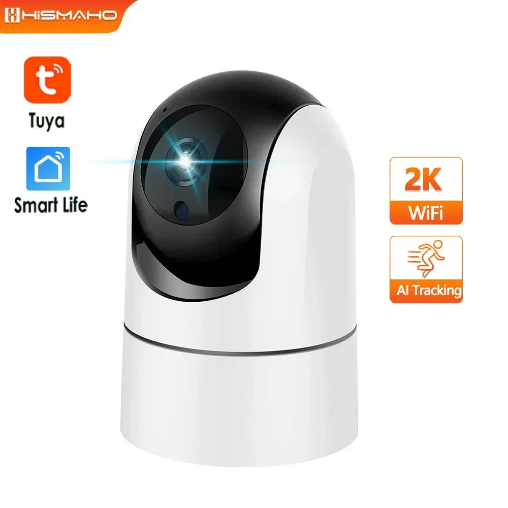 Camera's Tuya 2K 3MP Baby Monitor WiFi 2.4G Smart Mini Beveiligingsbescherming Pet Camera Surveillance CCTV CAM AI Tracking