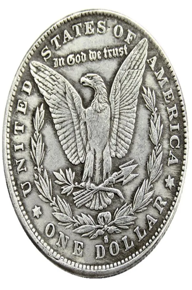 US 28PCS Morgan Dollars 18781921 Quotsquot Różne daty Mintmark Silver Splated Copy Monety Metal Dies Produkcja 6560403