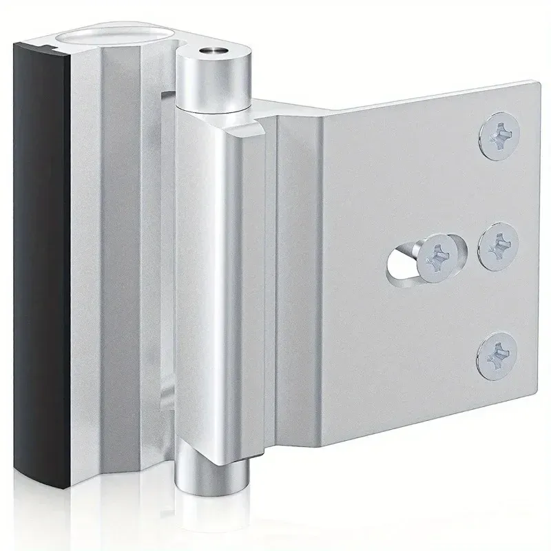 Lock Home Indoor Aluminum Alloy Security Door Reinforcement Lock Antitheft Hinge Latch Lock Door Artifact