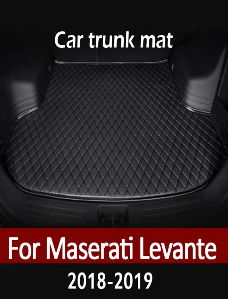 Maserati Levante için Araba Bagaj Mat 2018 2019 Kargo Astar Halı İç Aksesuarları Kapak4896944