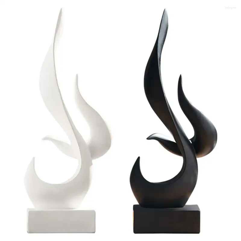 Estatuetas decorativas abstrata minimalista estátua resina escultura arte eu europeia de estilo europeu Office Decoration Acessórios