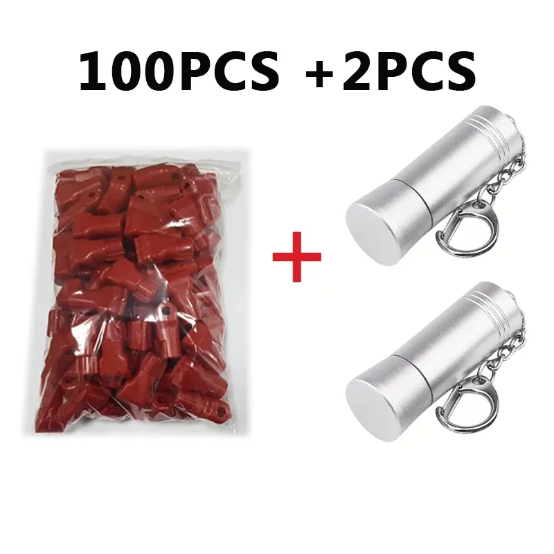 Kits 100pcs Stop Eas Lock + 2pcs Keys For Store Display Security Hook PET PETLOCK LOCK PLASTIQUE LOCK DE PLASS