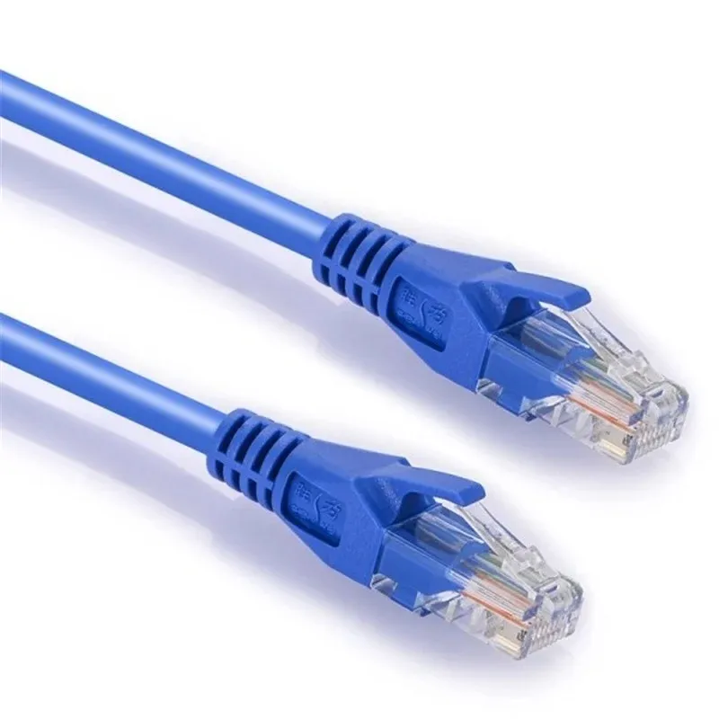 Categoría 5 Cable de red 1000m/s dentro de 5 metros Azul de saltador A CAT 5e A Cable de red A Pares retorcidos de cable LAN Cuatro pares