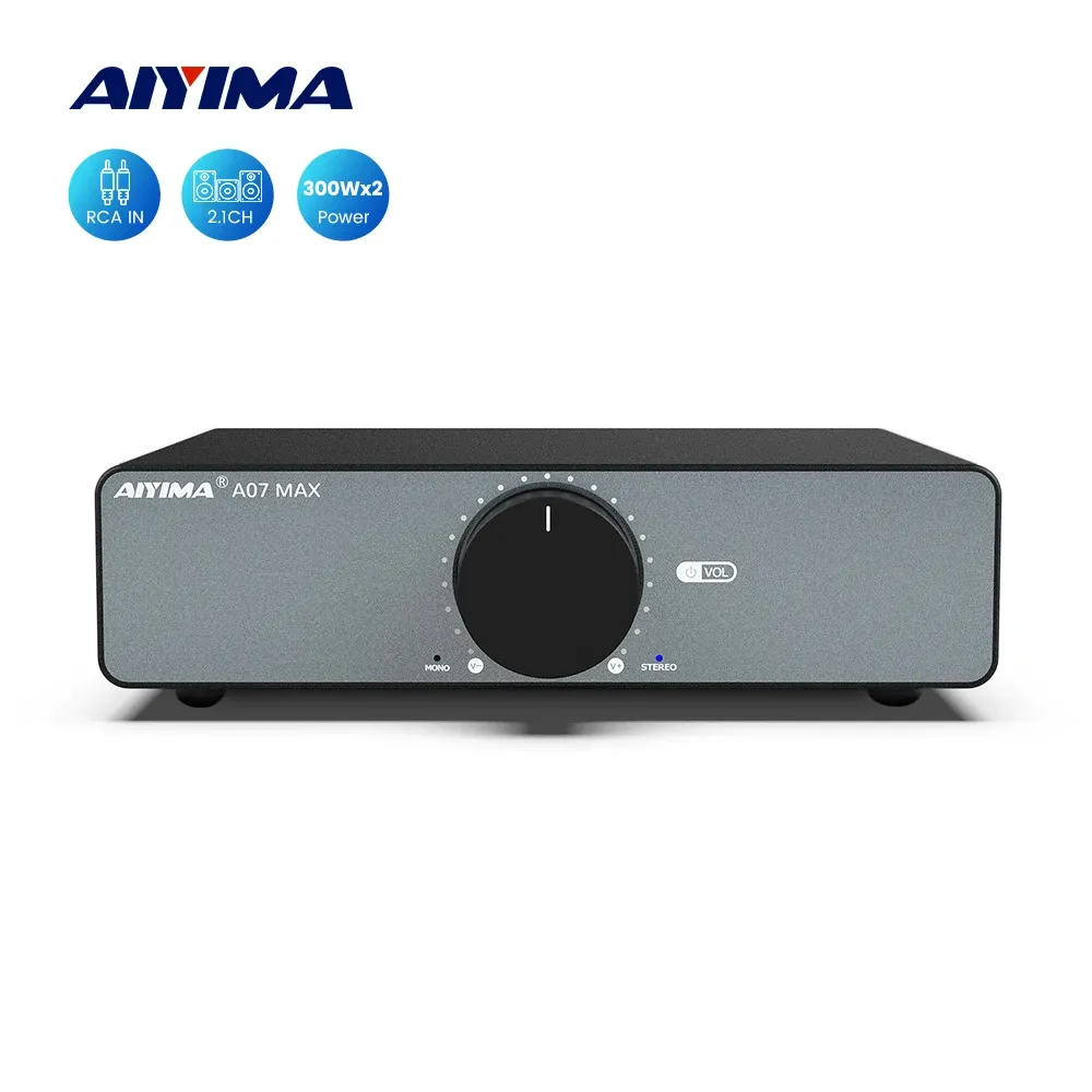 アンプAIYIMAオーディオTPA3255アンプBluetooth Amplify A07 A07 Pro A07 Pro Sound Amplificador 2.0ステレオホームパワーAMP 300WX2