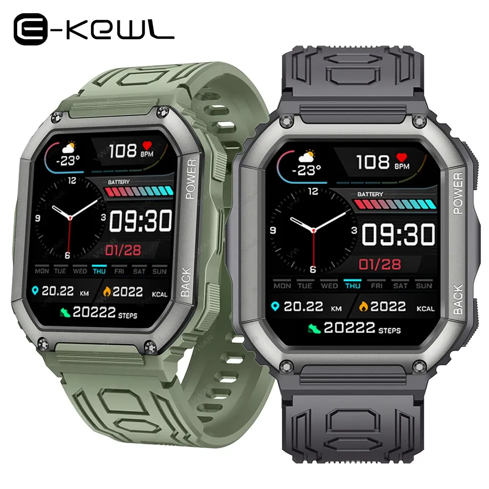 시계 2022 Bluetooth Call Smart Watch Men Rugged Outdoor Sport Fitness Tracker vs Tank M1 Pro 시계 전술 방수 스마트 워치