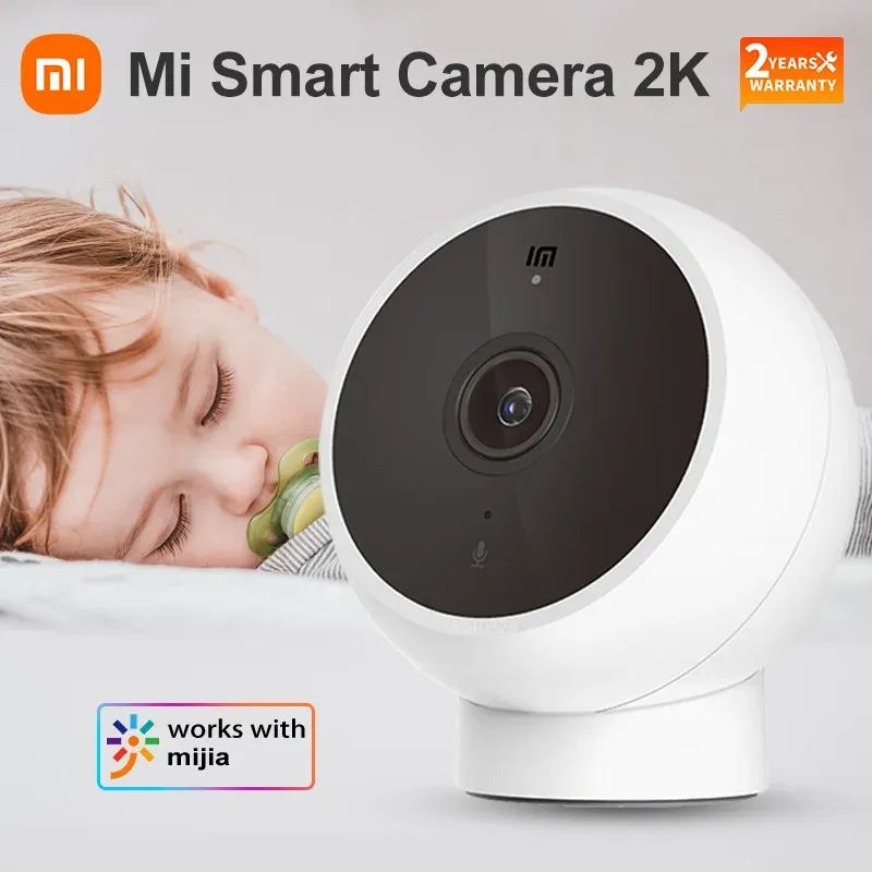 カメラXiaomi Mijia IPカメラ2K 1296p Wifi Nightivision Baby Security Monitor WebCam Video Ai Human Detection Surveillance Smart Home